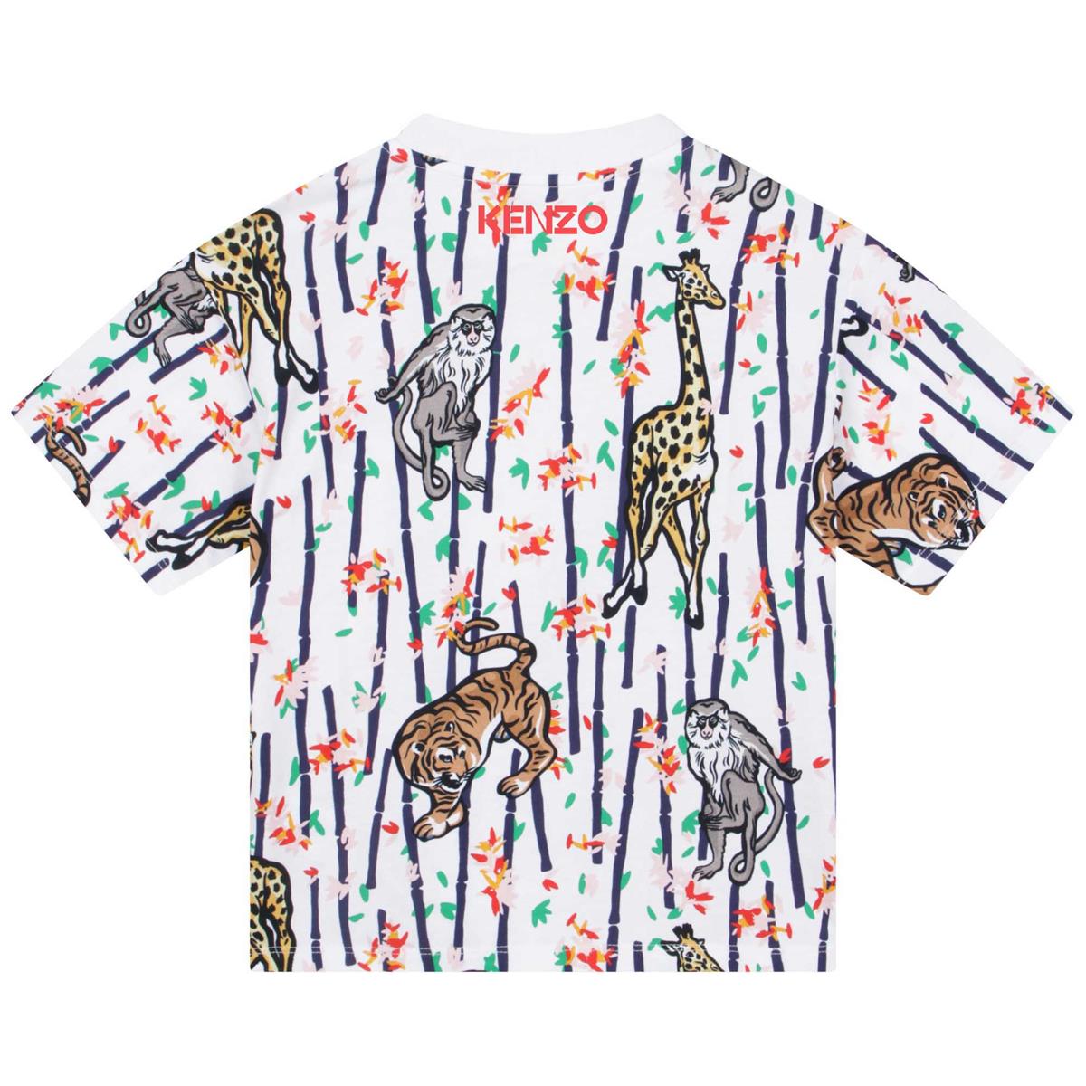 儿童白色Logo T恤