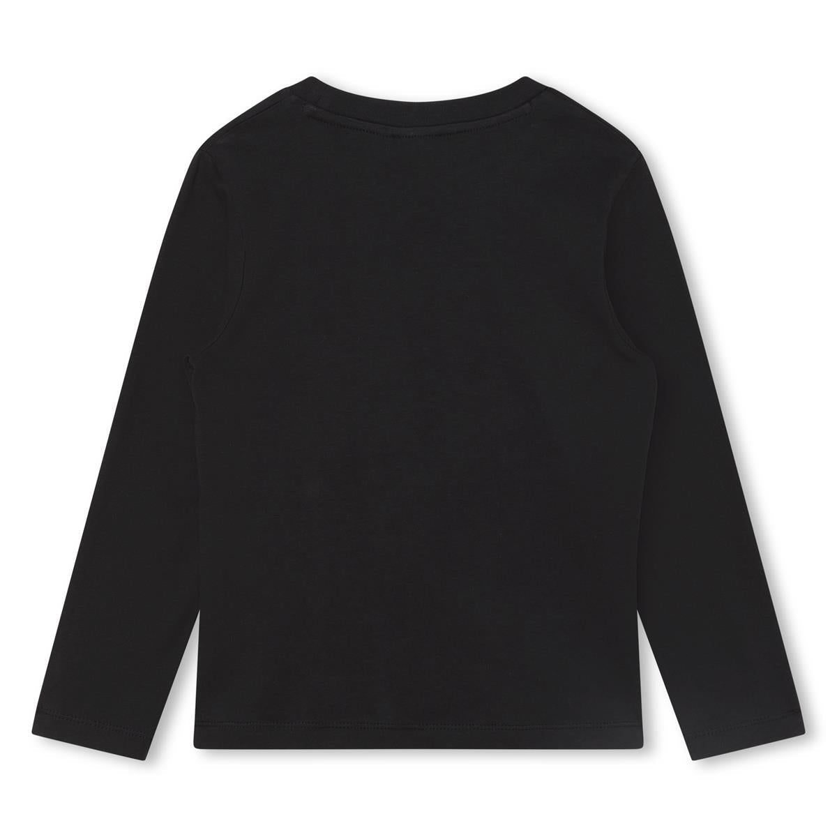 男童黑色Logo棉T恤