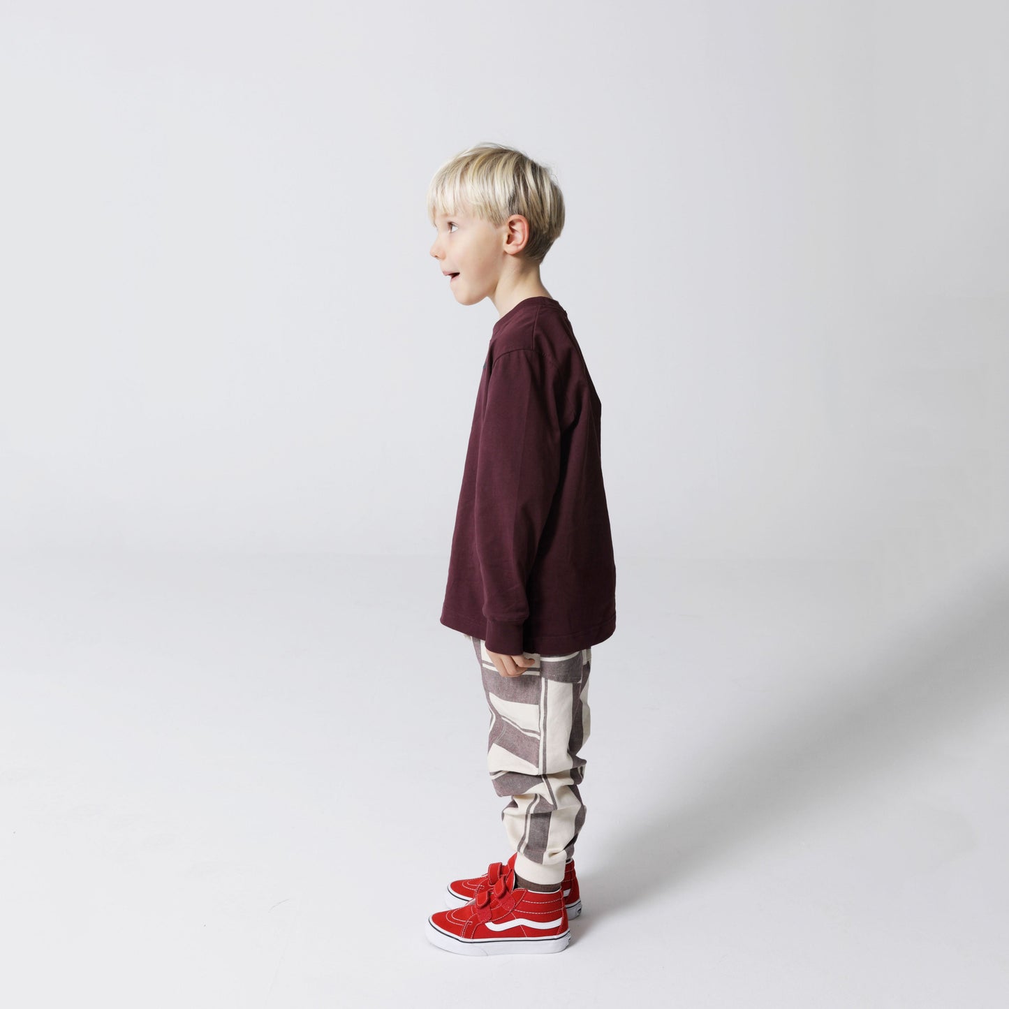 儿童紫色Logo棉T恤