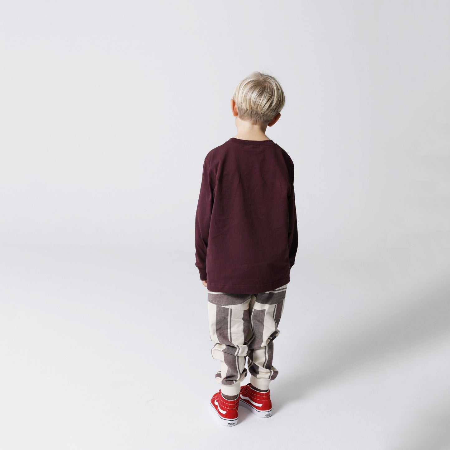 儿童紫色Logo棉T恤