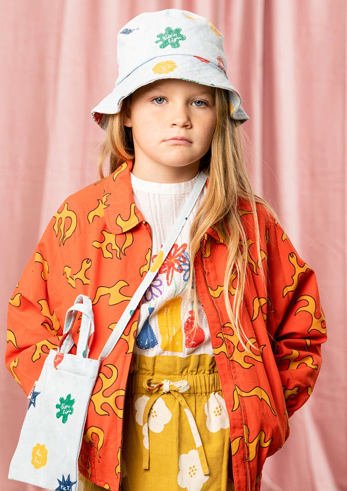 Boys & Girls Light Blue Bucket Hat
