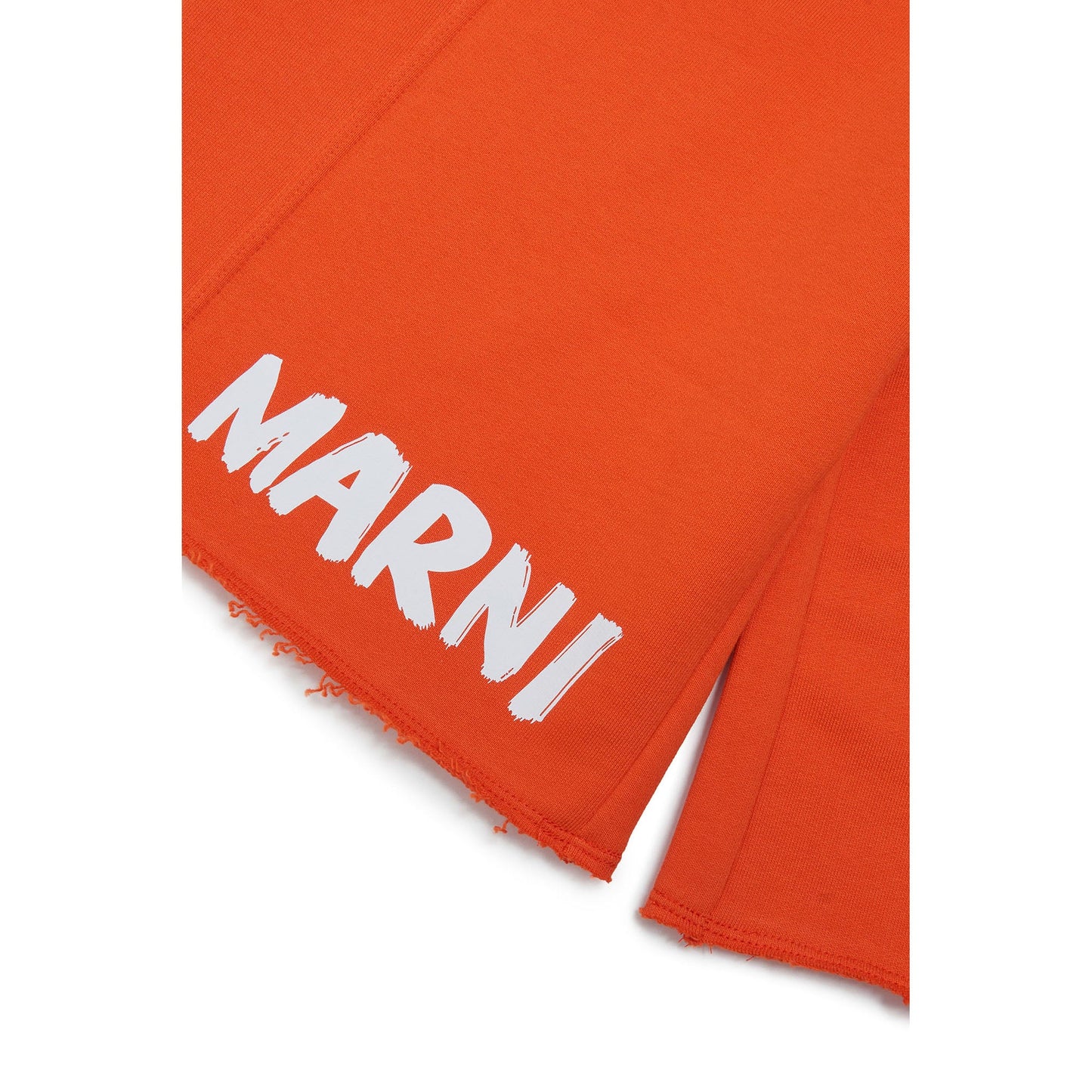 儿童橙色Logo棉短裤