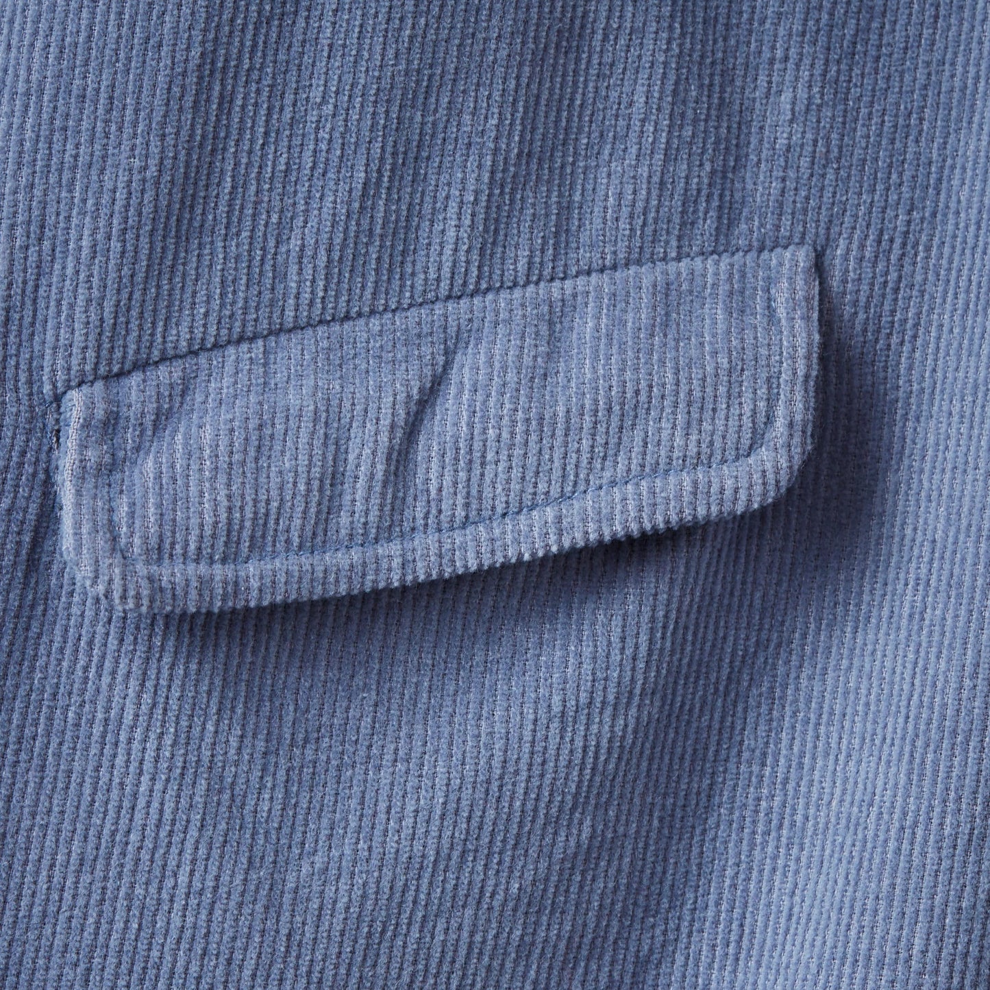 女童蓝色灯芯绒连衣裙