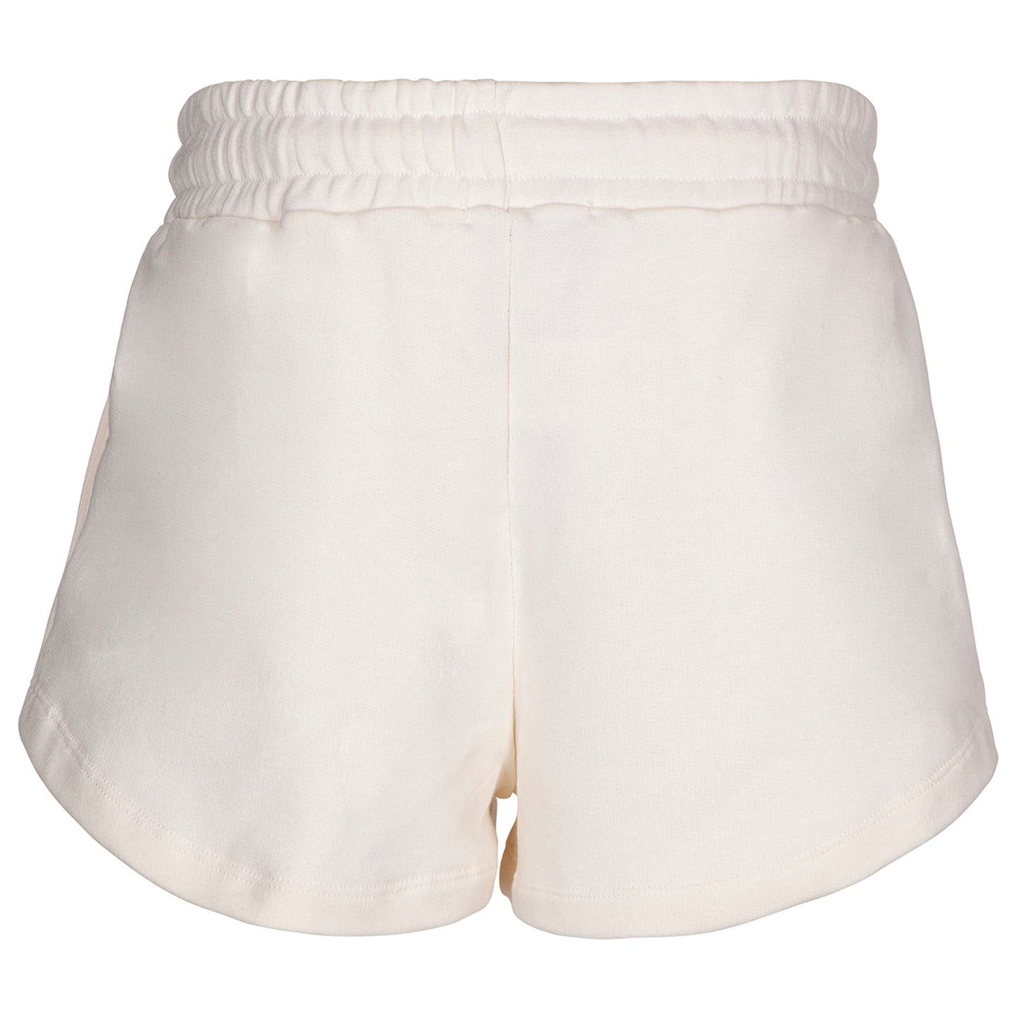 女童白色Logo棉短裤