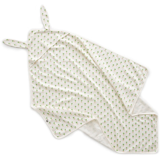 Baby White Gardenia Bunny Blanket