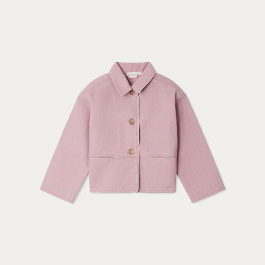 女童丁香紫夹克