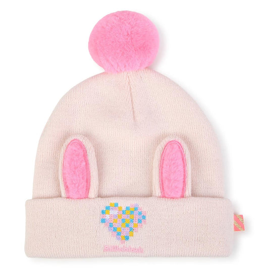 女童浅粉色帽子