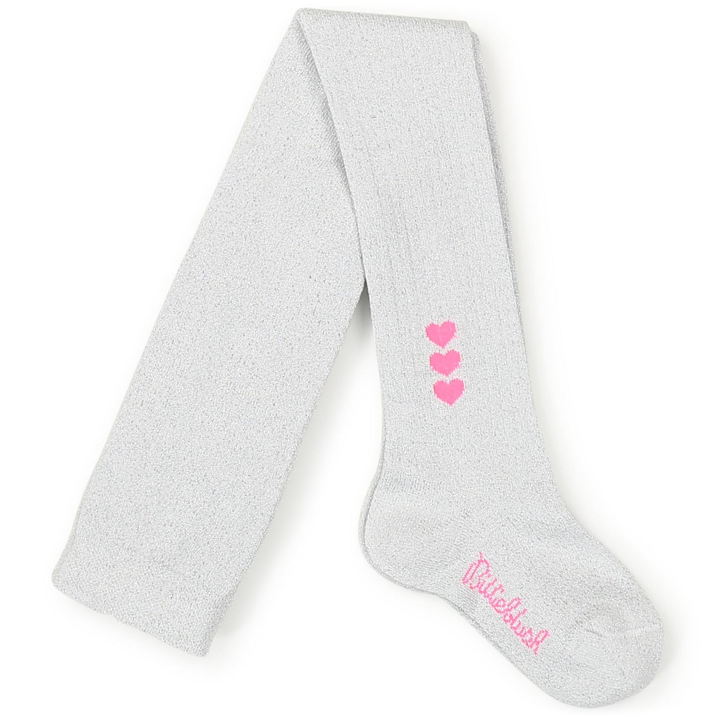 女童白色Logo连裤袜
