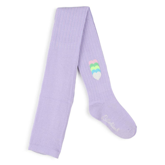 女童紫色连裤袜