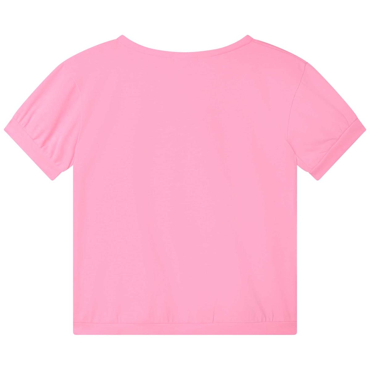 女童粉色Logo T恤