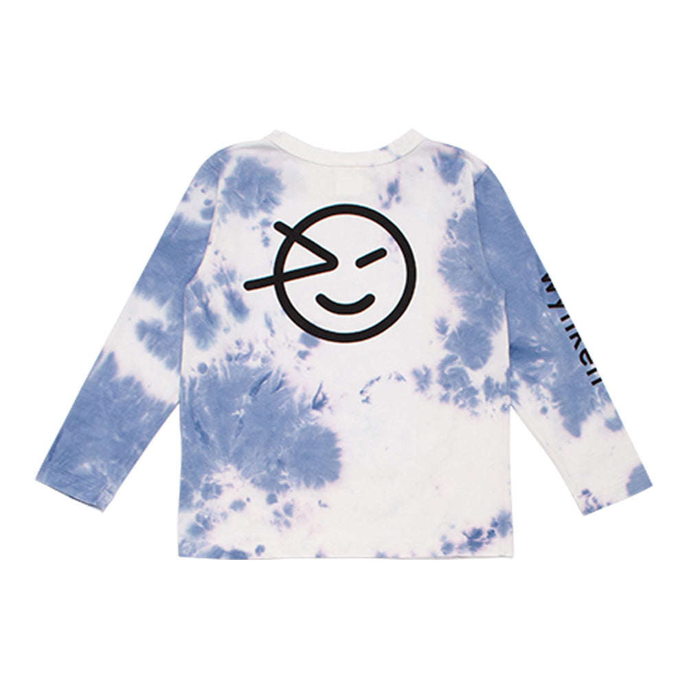 儿童蓝色Logo棉T恤