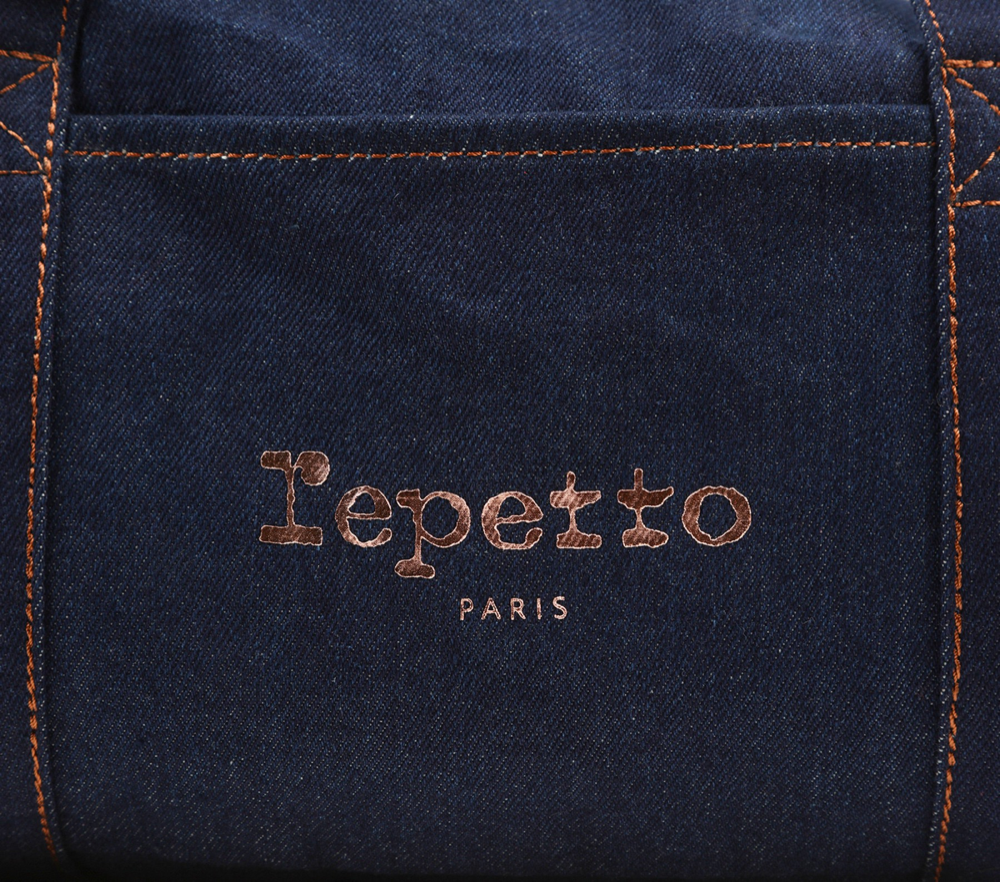 女童藏青色牛仔芭蕾舞包