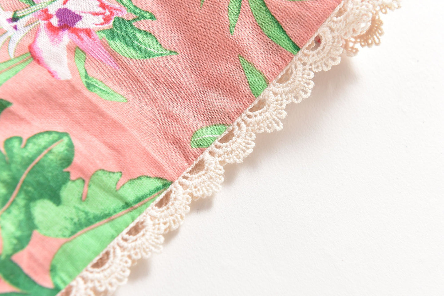 Girls Pink Flowers Cotton Shorts