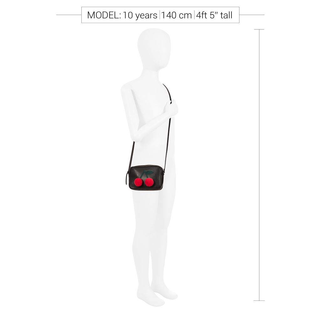 Girls Black Cherry Bag