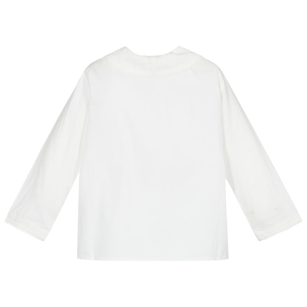 Girls Off White Blouse