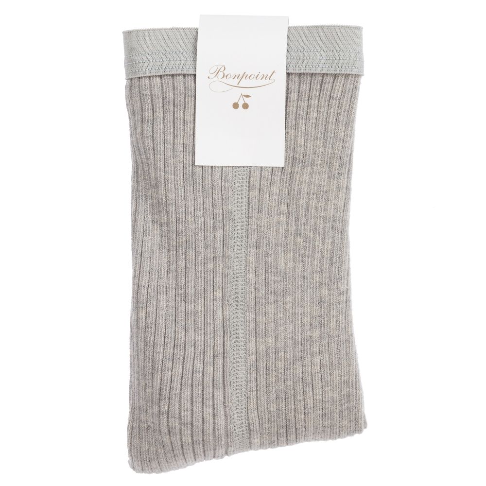 Girls Light Grey Tights