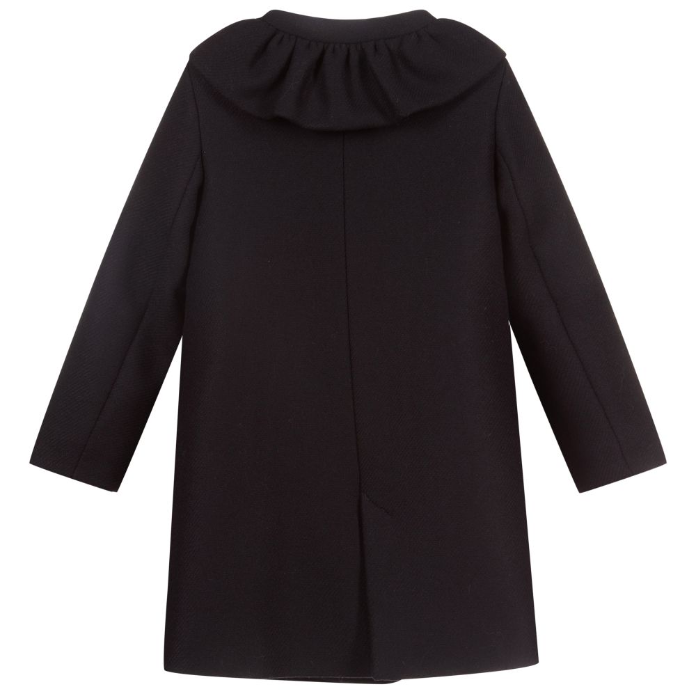 Girls Navy Coat