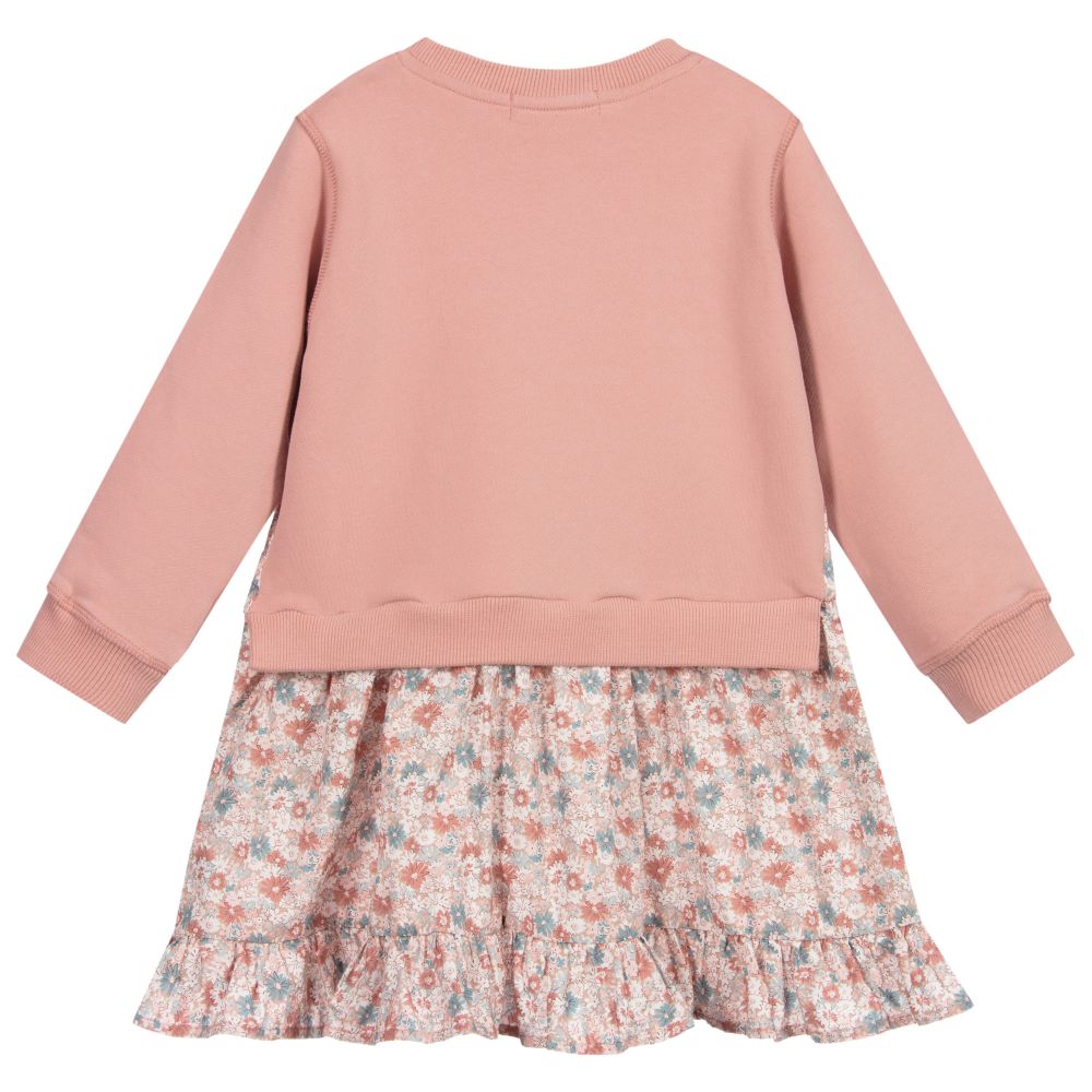 Girls Dusky Pink Dress
