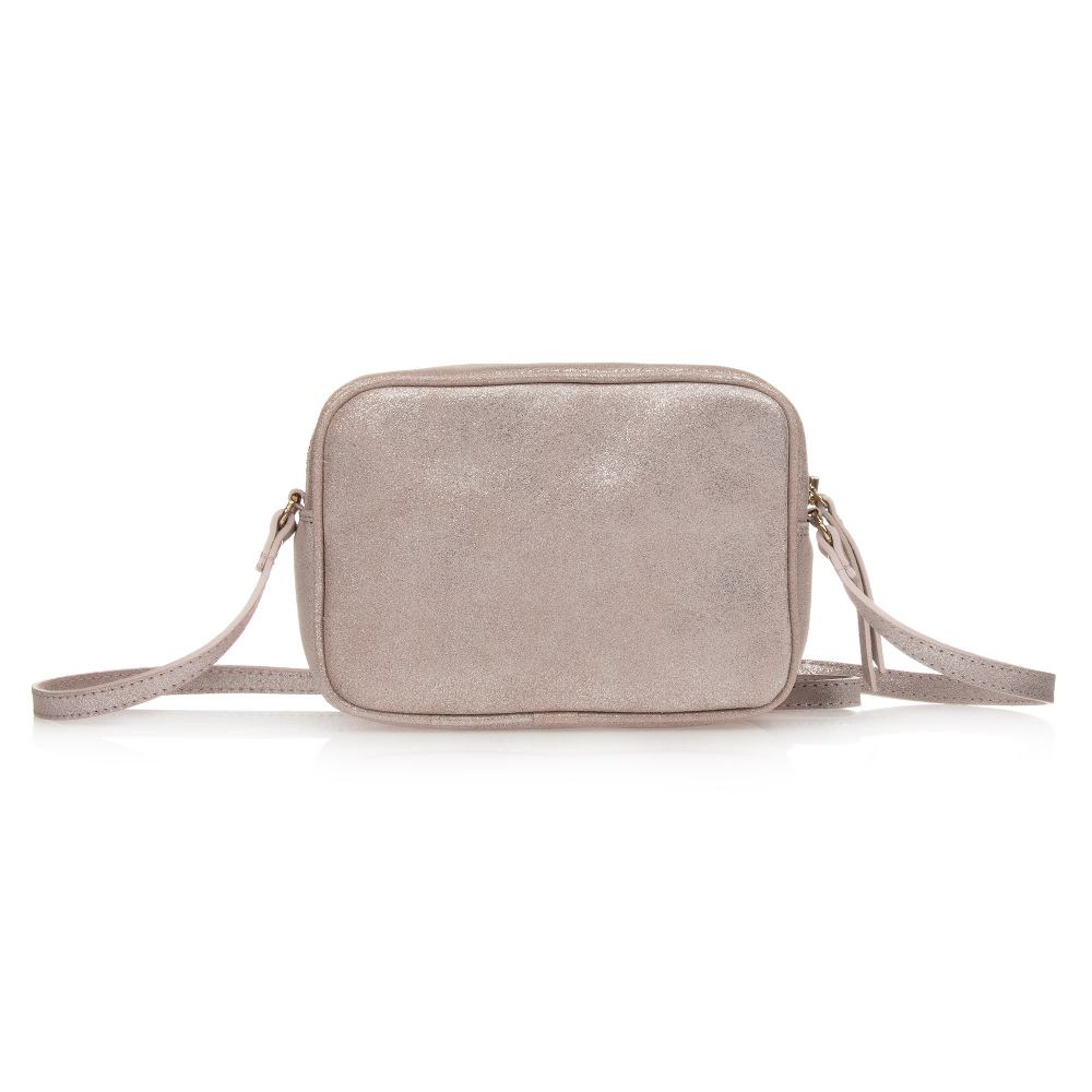 Girls Silver Cherry Bag