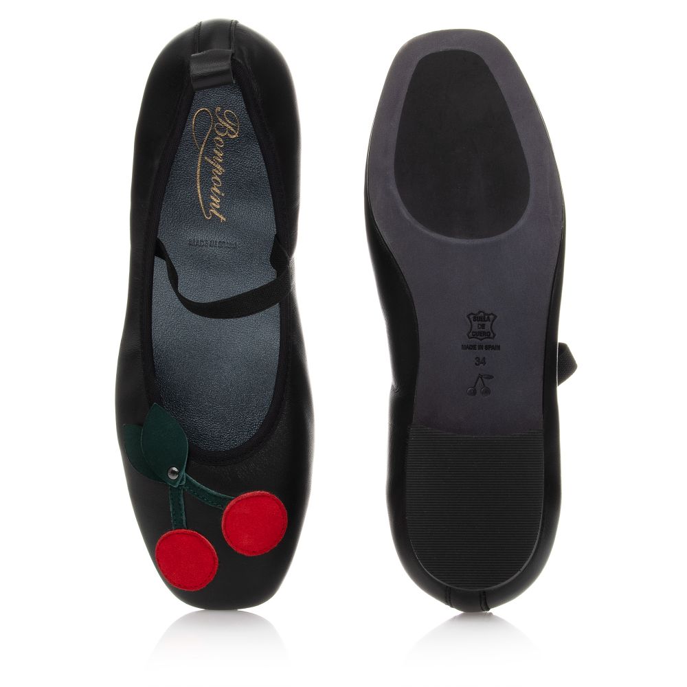 Girls Black Cherry Ballerina