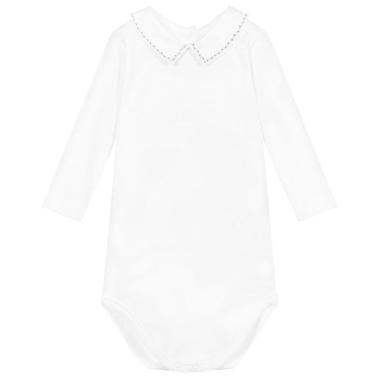 Baby Boys & Girls White Romper