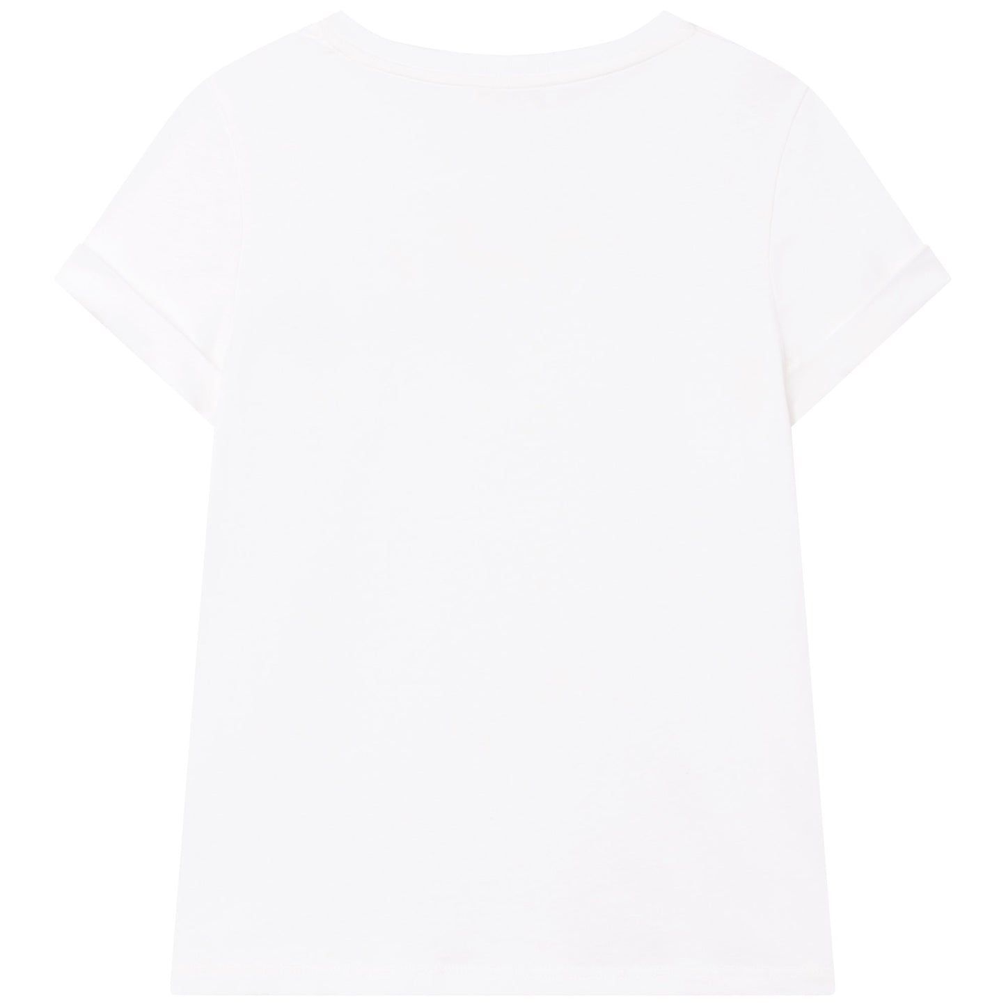 女童白色Logo T恤