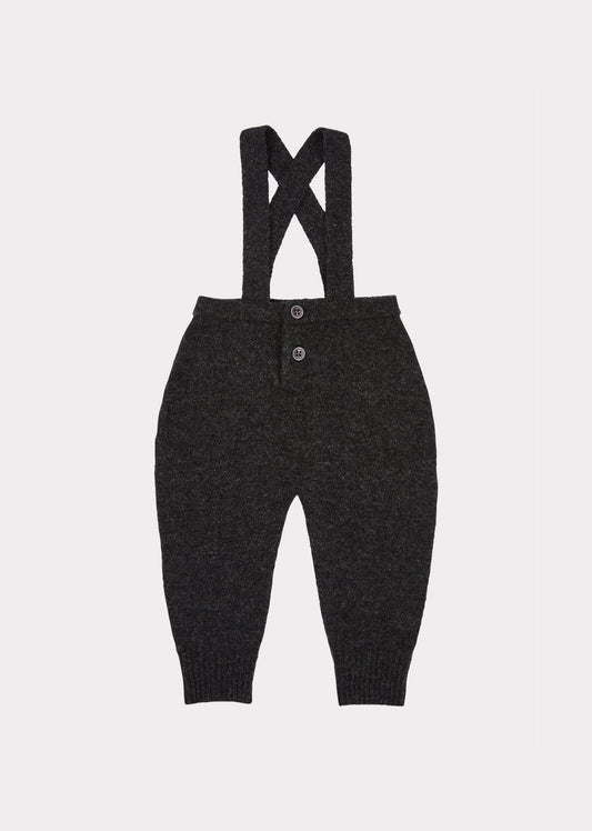 婴儿木炭色连体裤