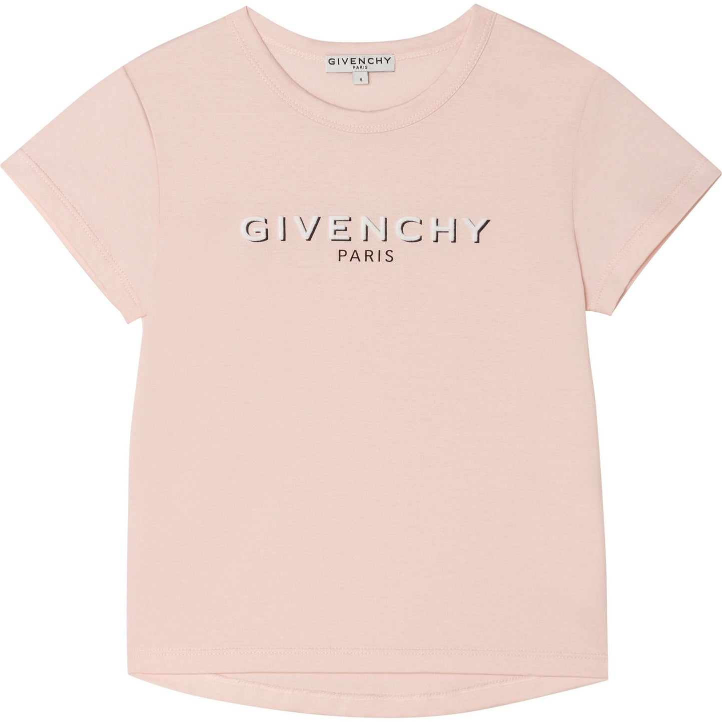 Girls Black Logo Cotton T-Shirt