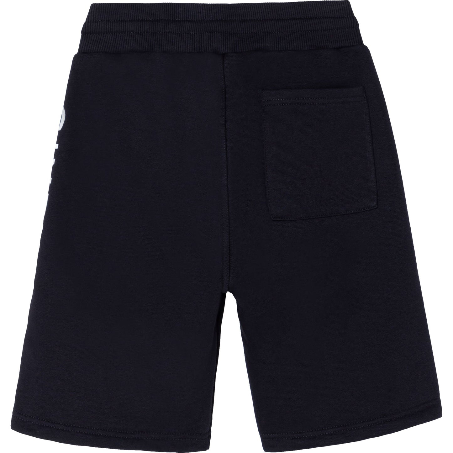 Boys Navy Logo Cotton Shorts