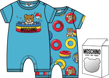 Baby Boy & Girls White Babysuit