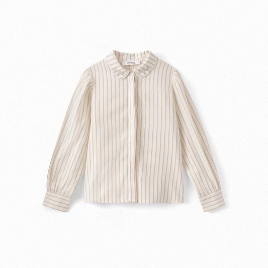 Boys & Girls Ecru Stripe Shirt