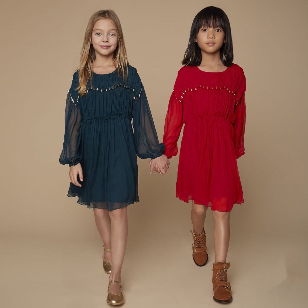 Girls Red Dress