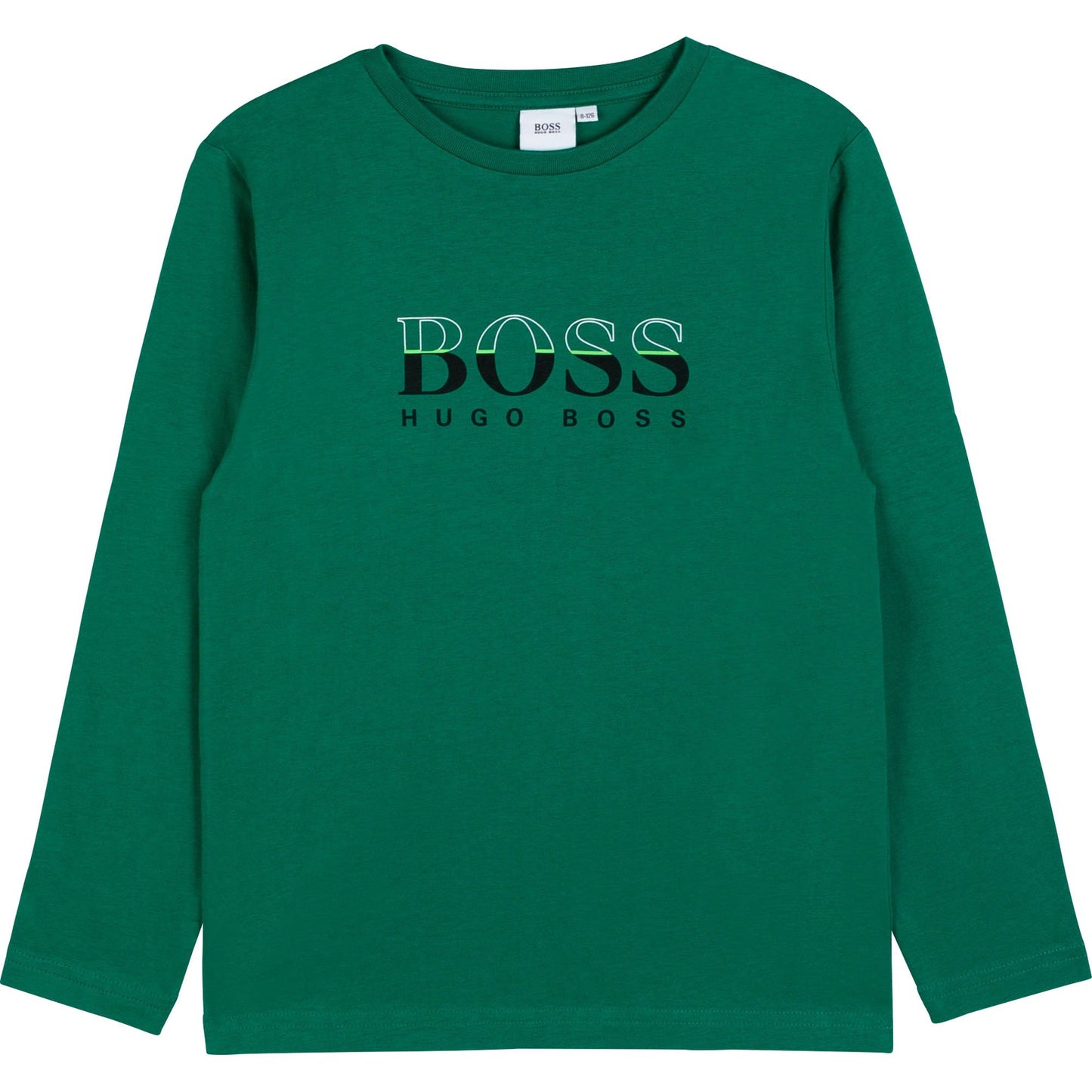 男童绿色Logo棉T恤