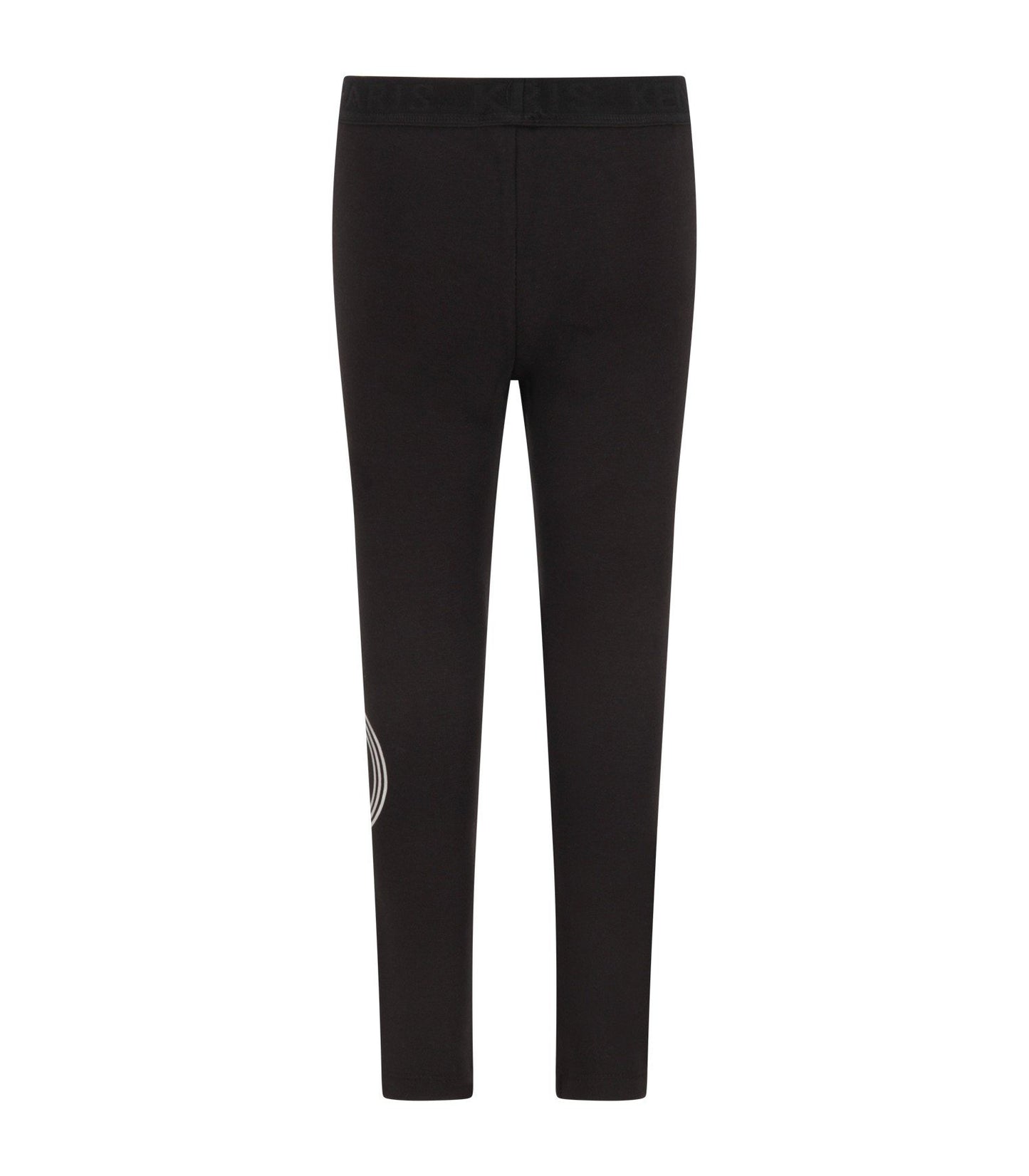 Girls Black Logo Trousers