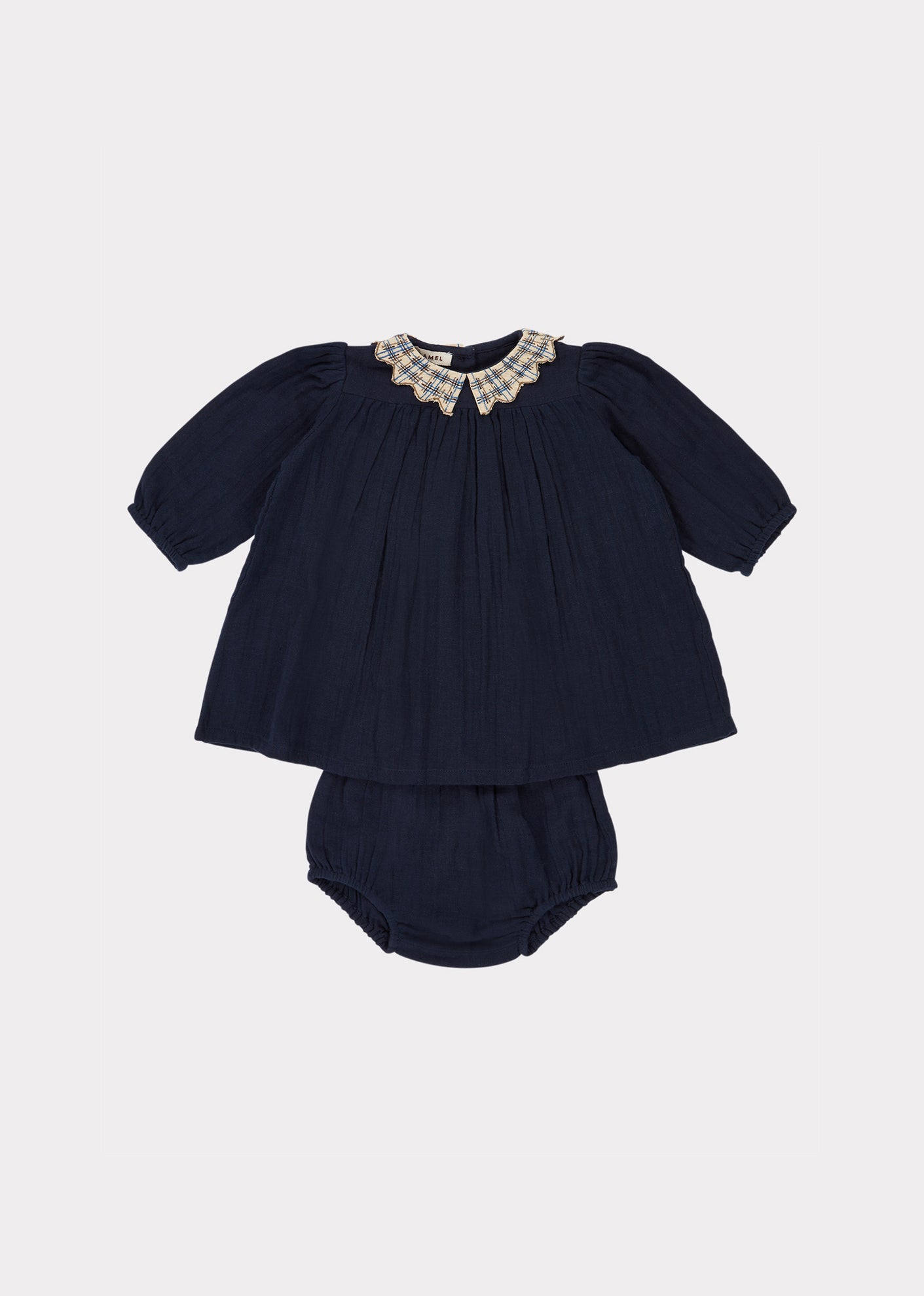 Baby Girls Dark Navy Mallard Tunic Set