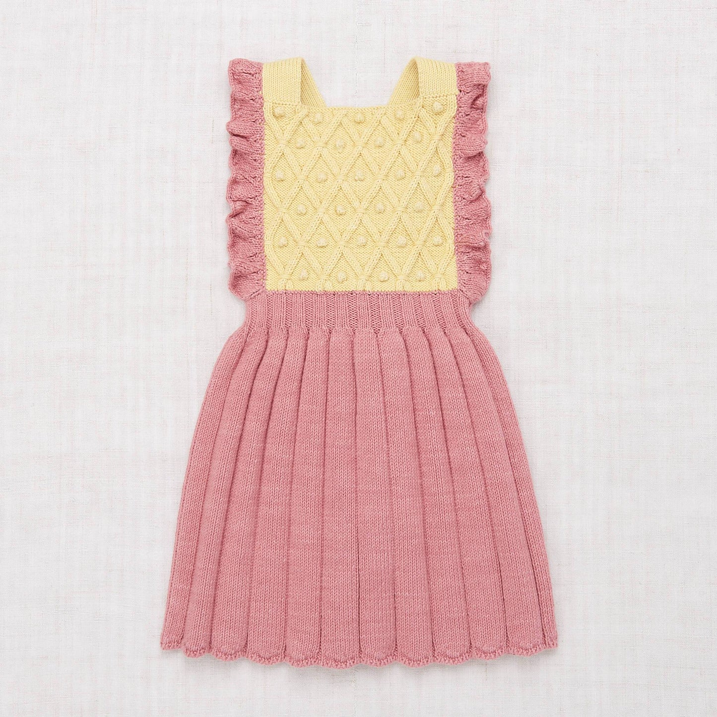 Girls Pink Pima Cotton Dress