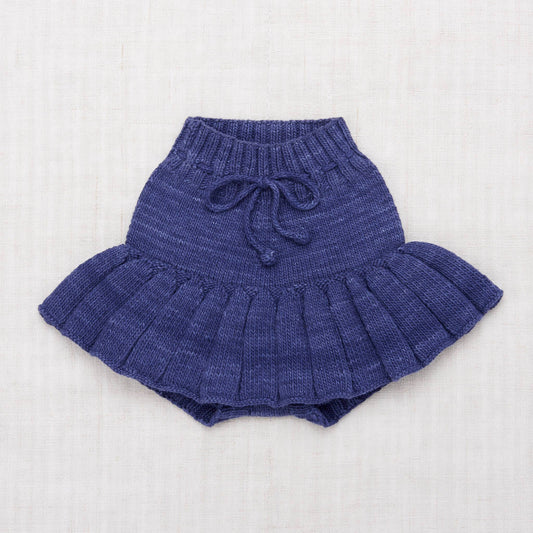 Girls Blue Pima Cotton Skirt