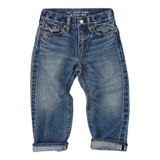 儿童蓝色牛仔裤
