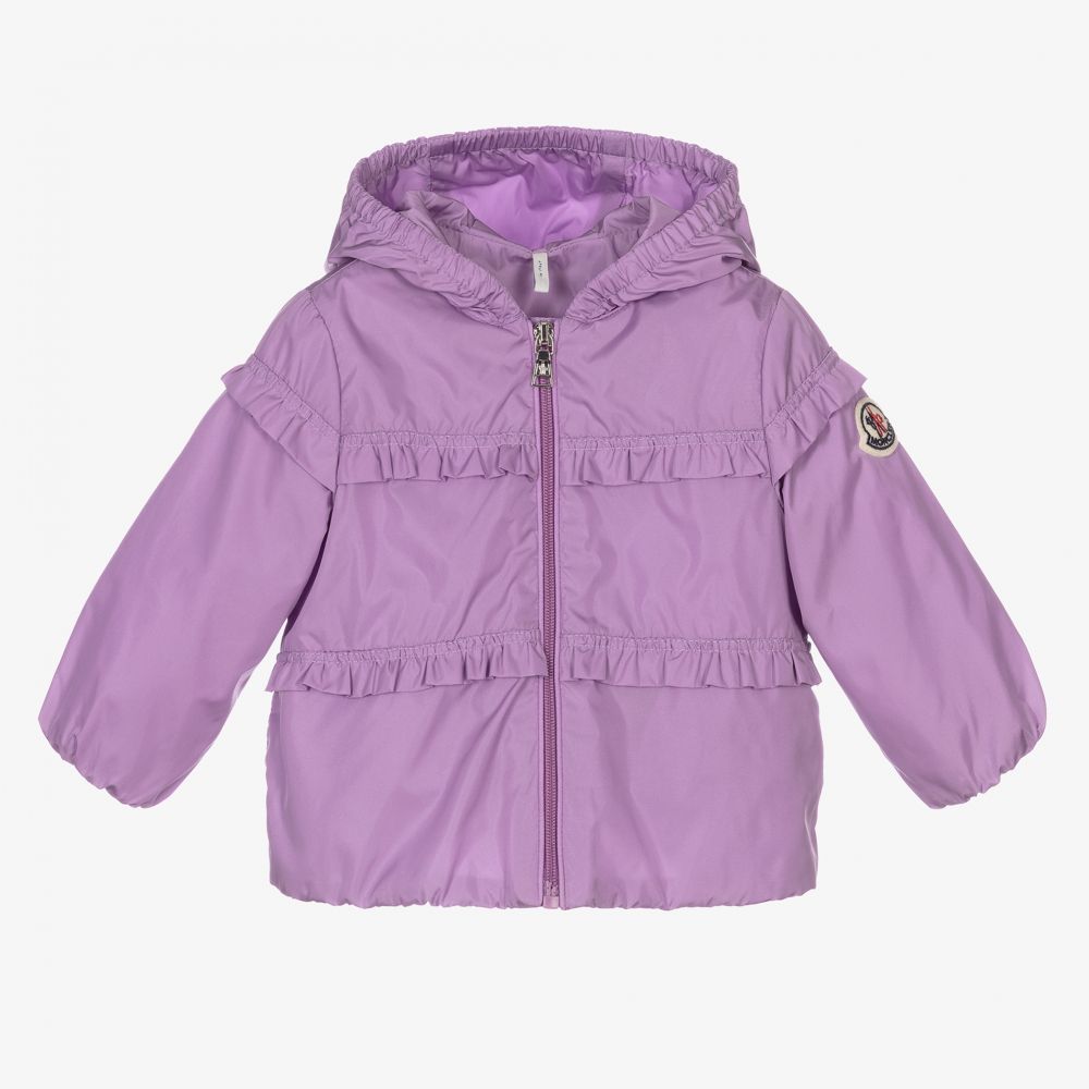 女婴紫色'HITI'夹克