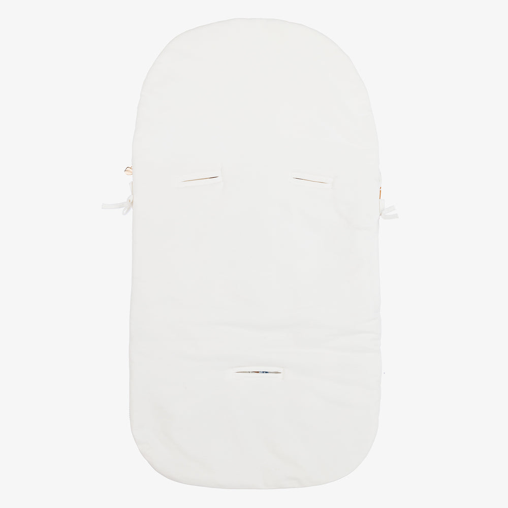婴儿白色Logo包被(78cm)