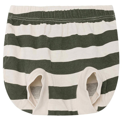 Baby Beige&Green Striped Shortie