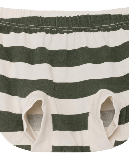 Baby Beige&Green Striped Shortie