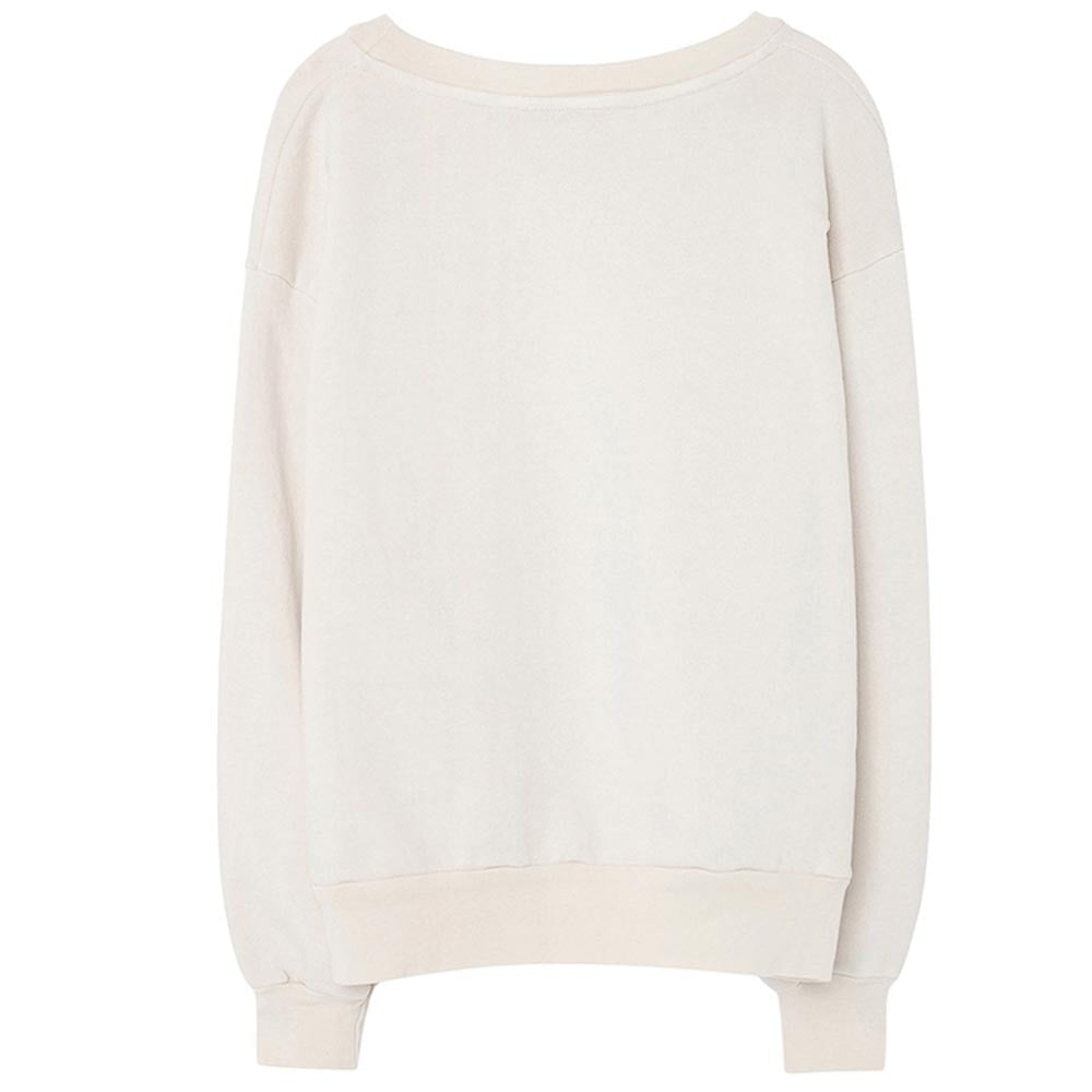 Girls White "Santa Maria" Sweatshirt