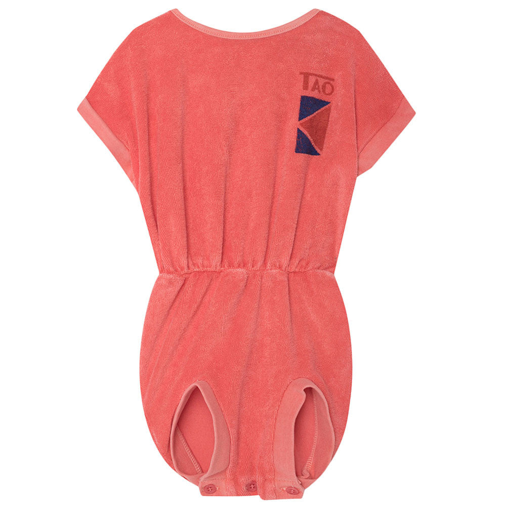 Baby Girls Rose Red Babysuit