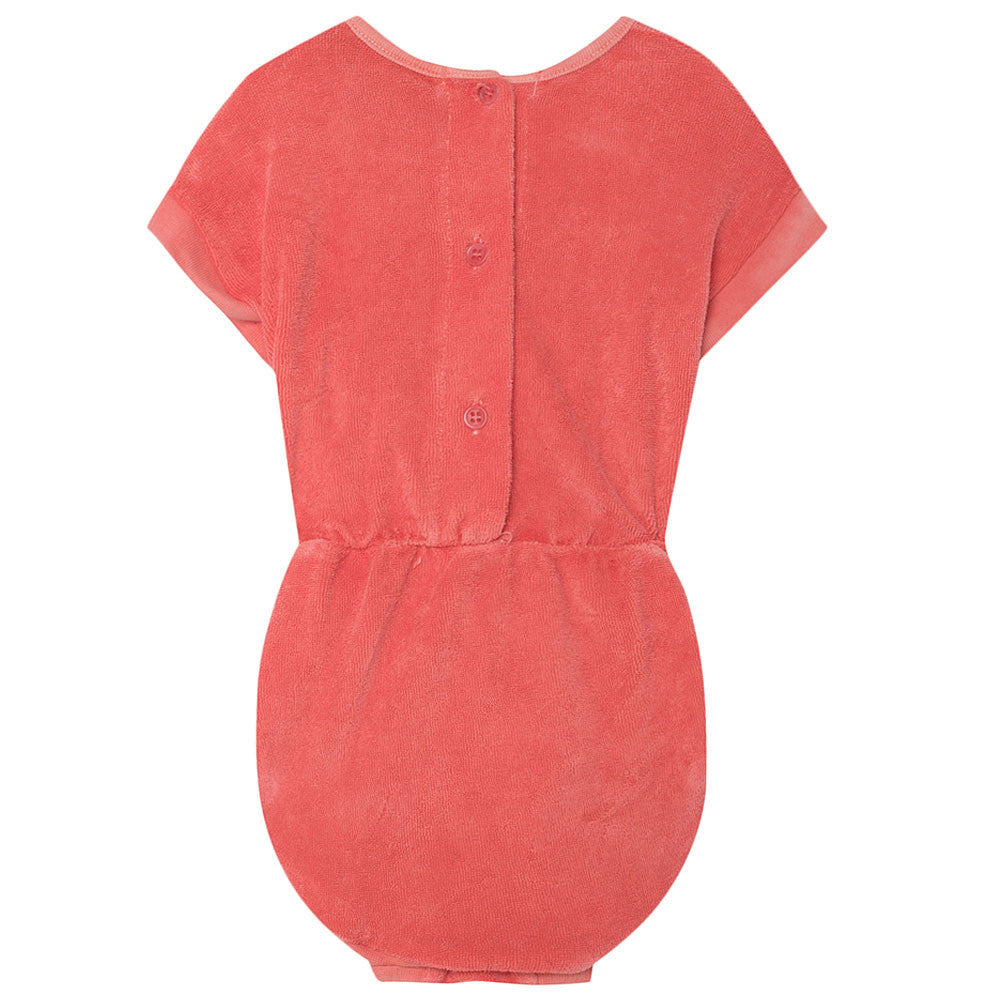Baby Girls Rose Red Babysuit