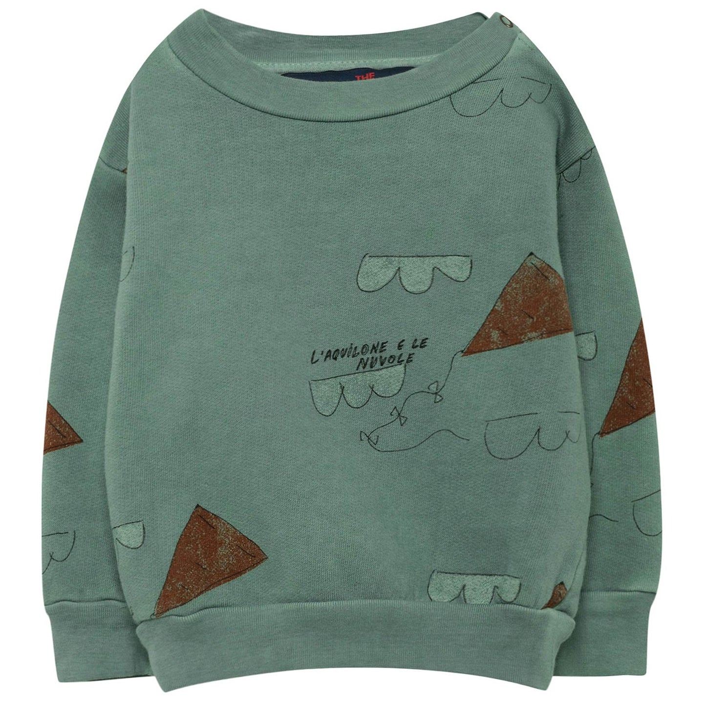 Baby Green Cotton Sweatshirt