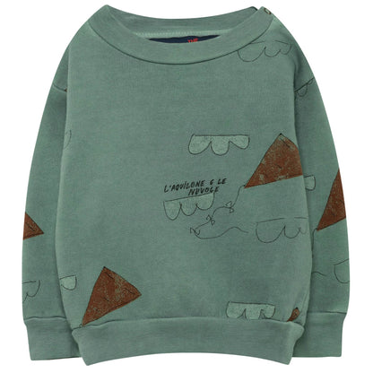 Baby Green Cotton Sweatshirt