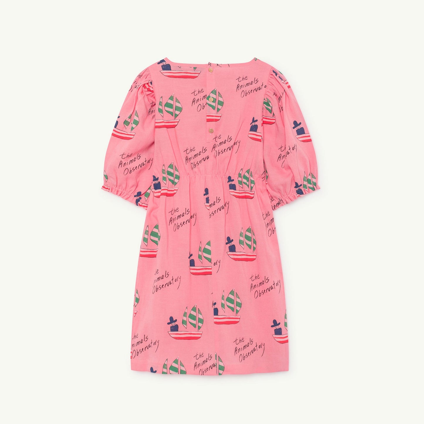 Girls Pink Ships Dress