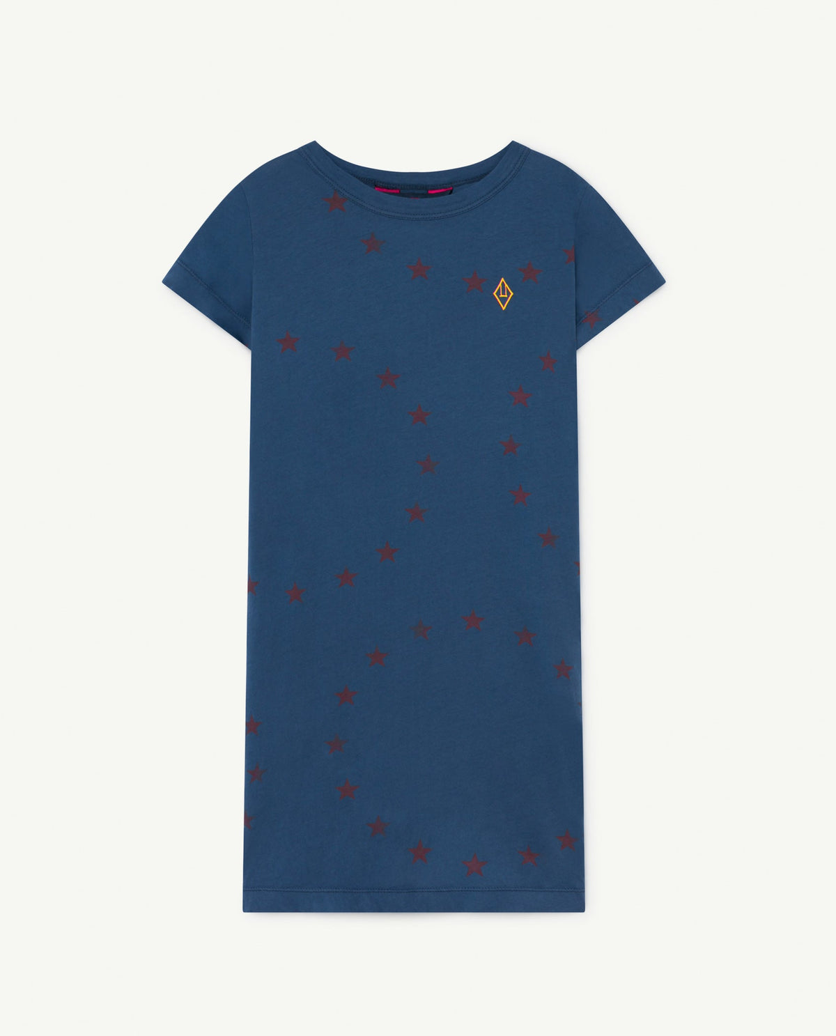 女童蓝色星星棉连衣裙
