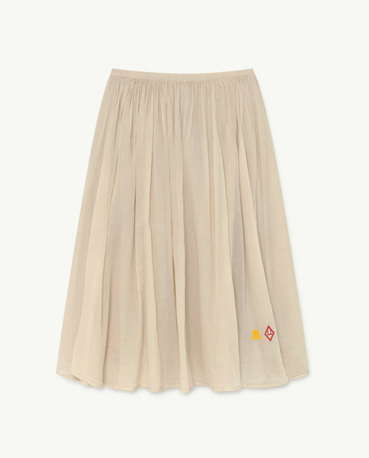 女童粉色Logo棉短裙